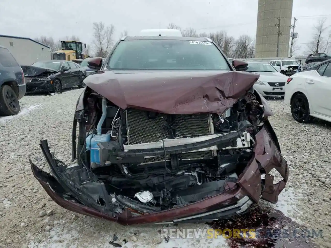 5 Photograph of a damaged car 5TDJZRFH5KS738520 TOYOTA HIGHLANDER 2019