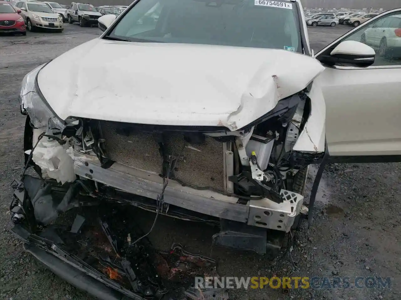 7 Photograph of a damaged car 5TDJZRFH6KS578227 TOYOTA HIGHLANDER 2019