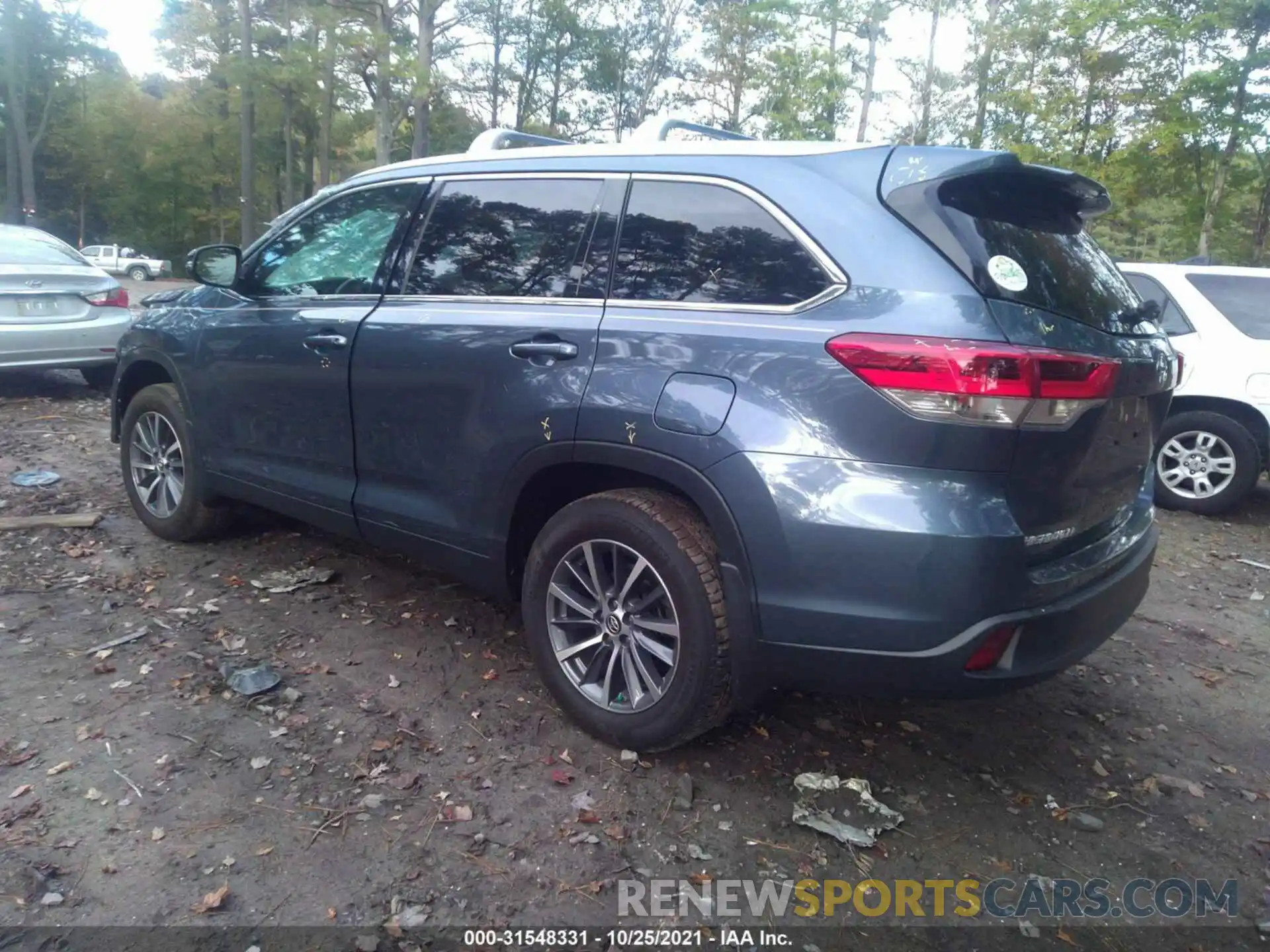 3 Photograph of a damaged car 5TDJZRFH6KS941349 TOYOTA HIGHLANDER 2019