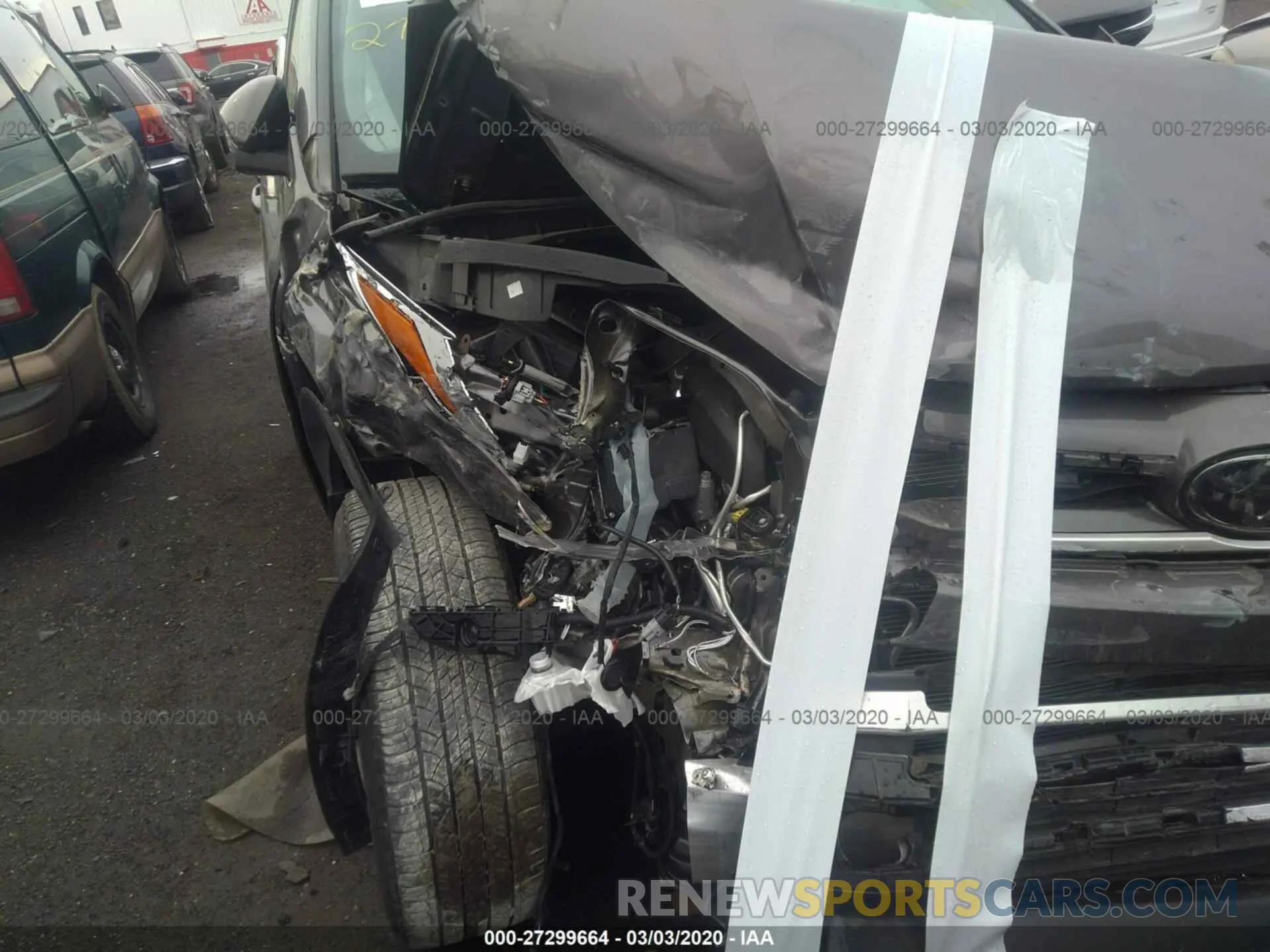 6 Photograph of a damaged car 5TDJZRFH8KS584577 TOYOTA HIGHLANDER 2019