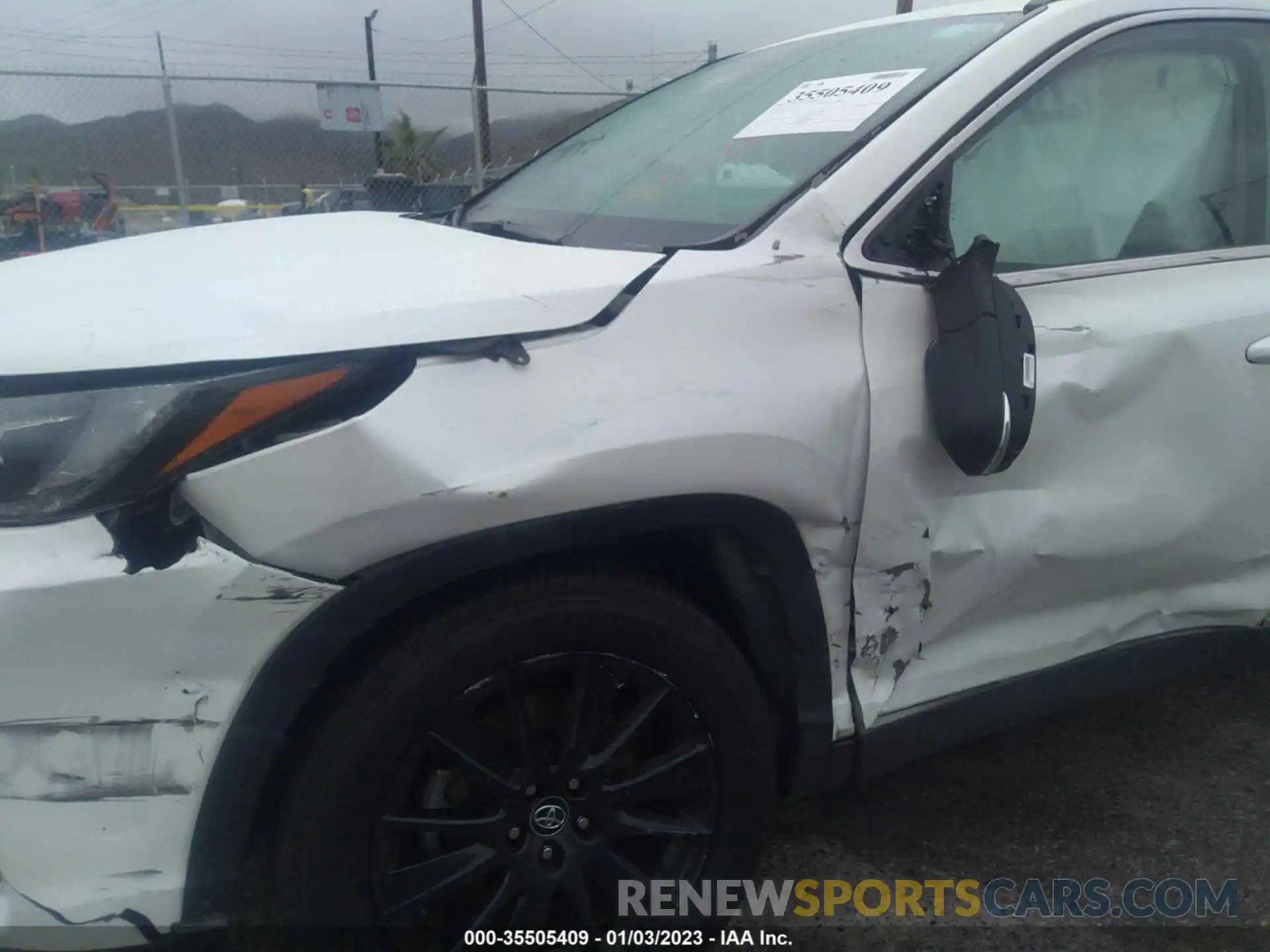 6 Photograph of a damaged car 5TDKZRFH0KS552520 TOYOTA HIGHLANDER 2019