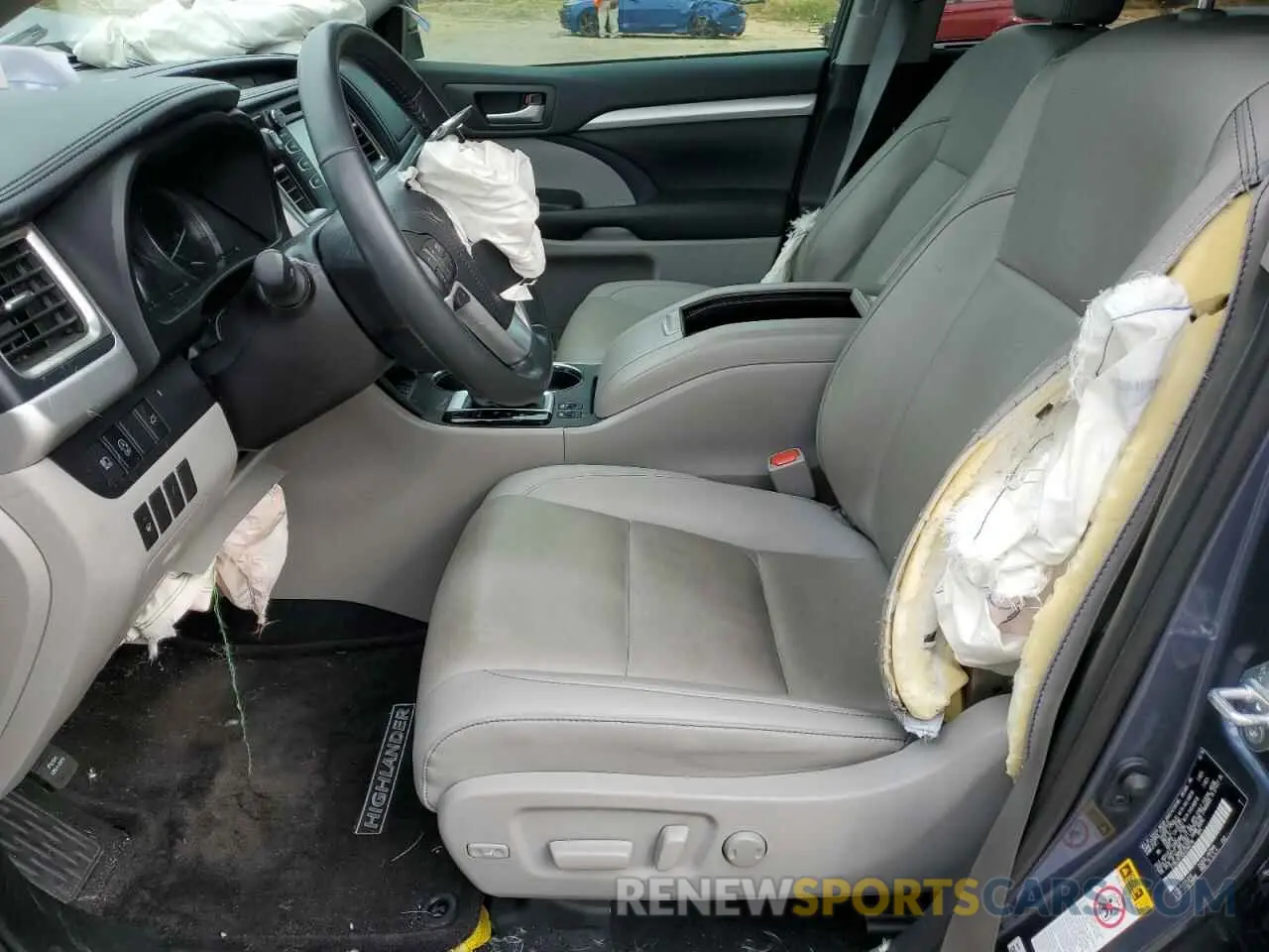 7 Photograph of a damaged car 5TDKZRFH2KS296218 TOYOTA HIGHLANDER 2019