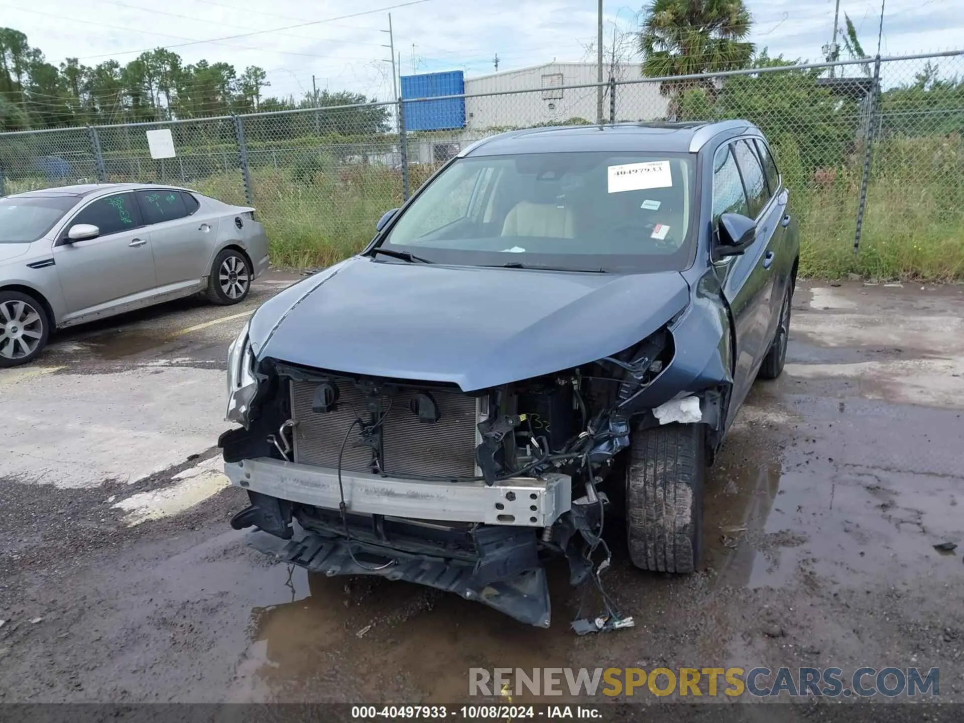 6 Photograph of a damaged car 5TDKZRFH2KS304821 TOYOTA HIGHLANDER 2019