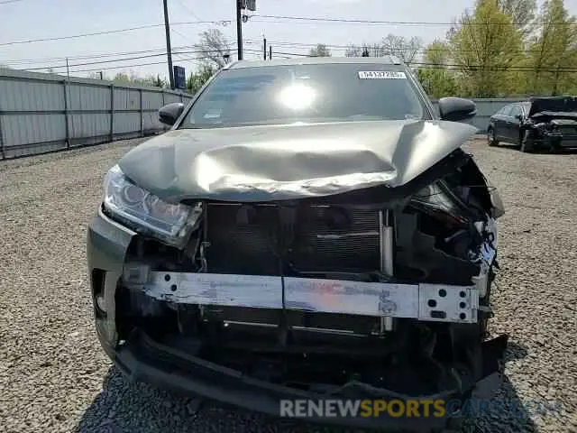 14 Photograph of a damaged car 5TDKZRFH2KS349094 TOYOTA HIGHLANDER 2019