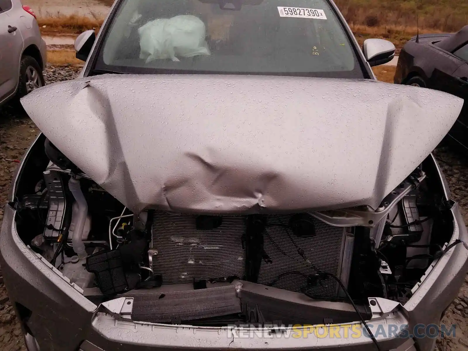 7 Photograph of a damaged car 5TDKZRFH2KS565625 TOYOTA HIGHLANDER 2019