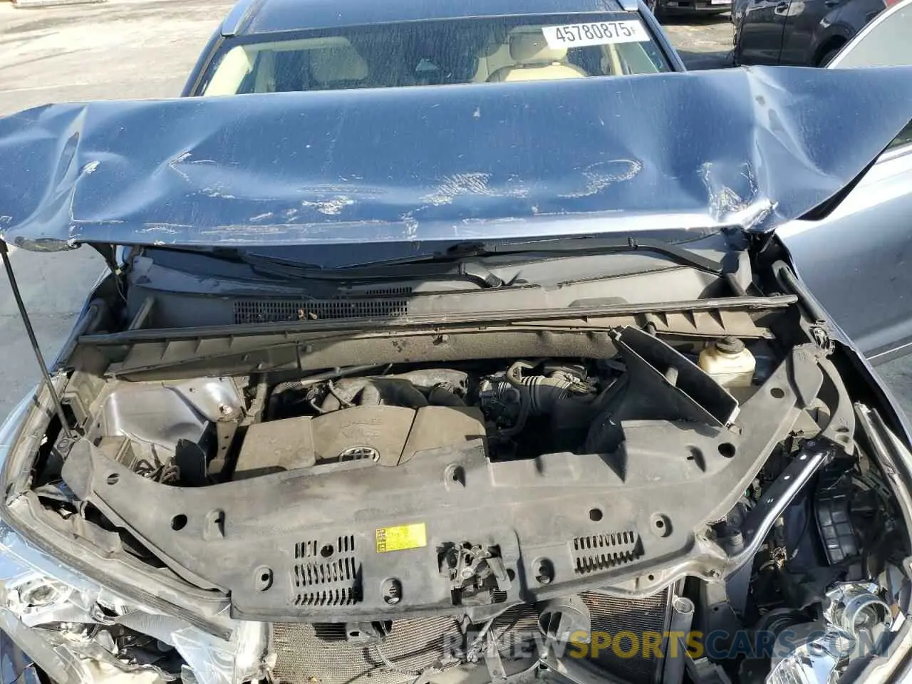 12 Photograph of a damaged car 5TDKZRFH3KS289794 TOYOTA HIGHLANDER 2019