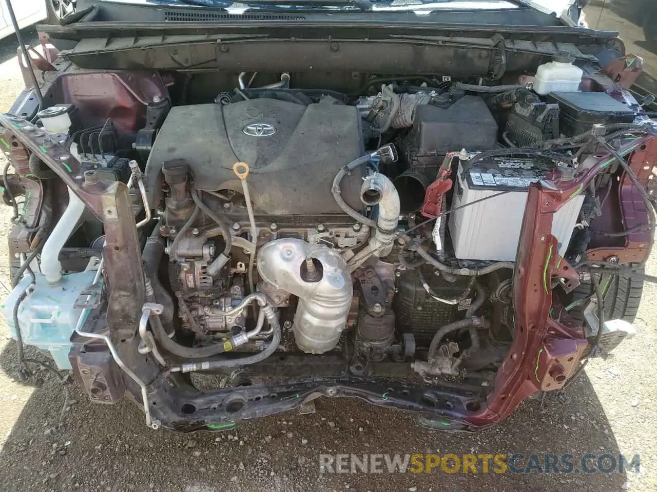 11 Photograph of a damaged car 5TDKZRFH3KS308523 TOYOTA HIGHLANDER 2019