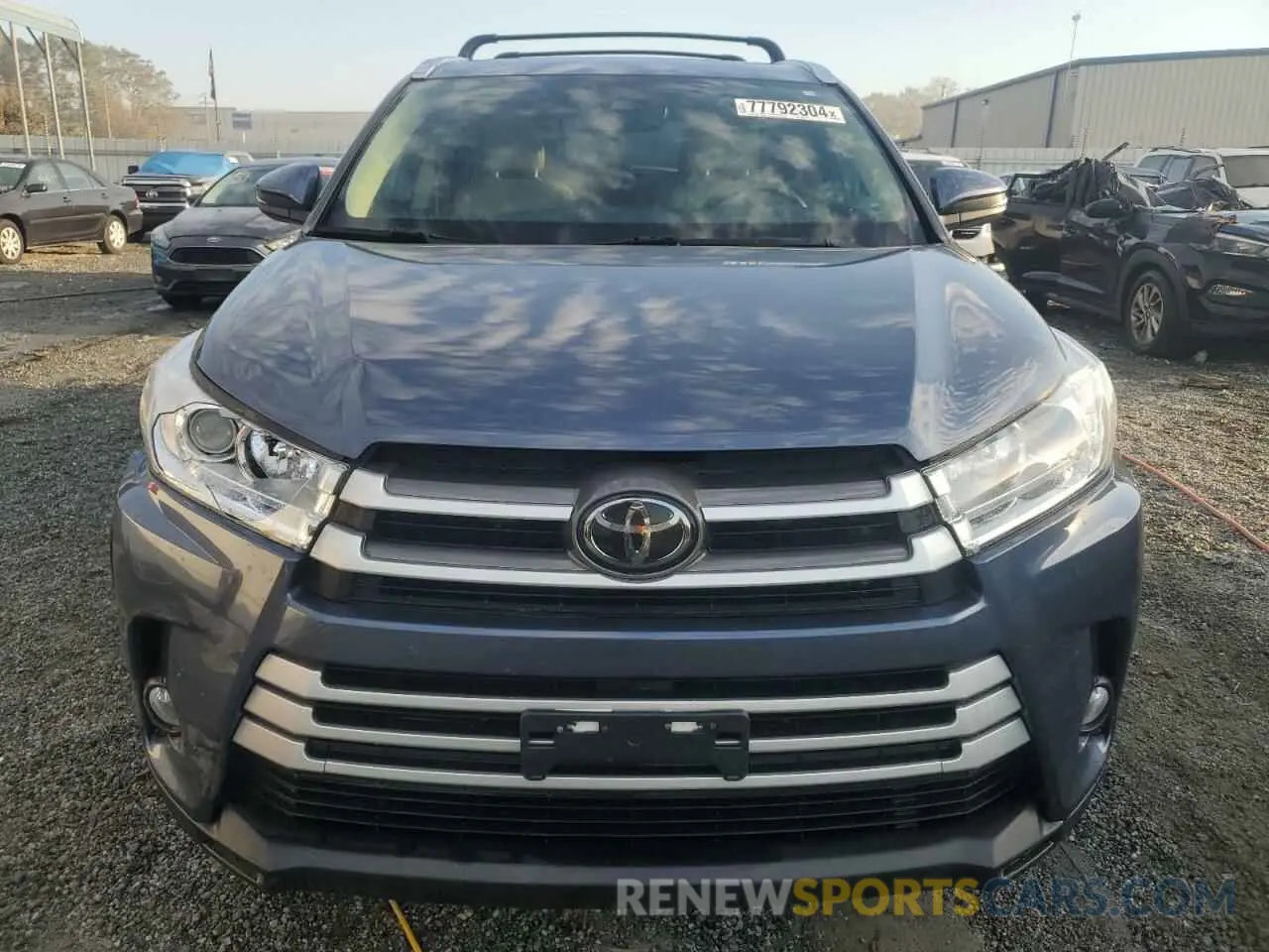 5 Photograph of a damaged car 5TDKZRFH3KS322759 TOYOTA HIGHLANDER 2019