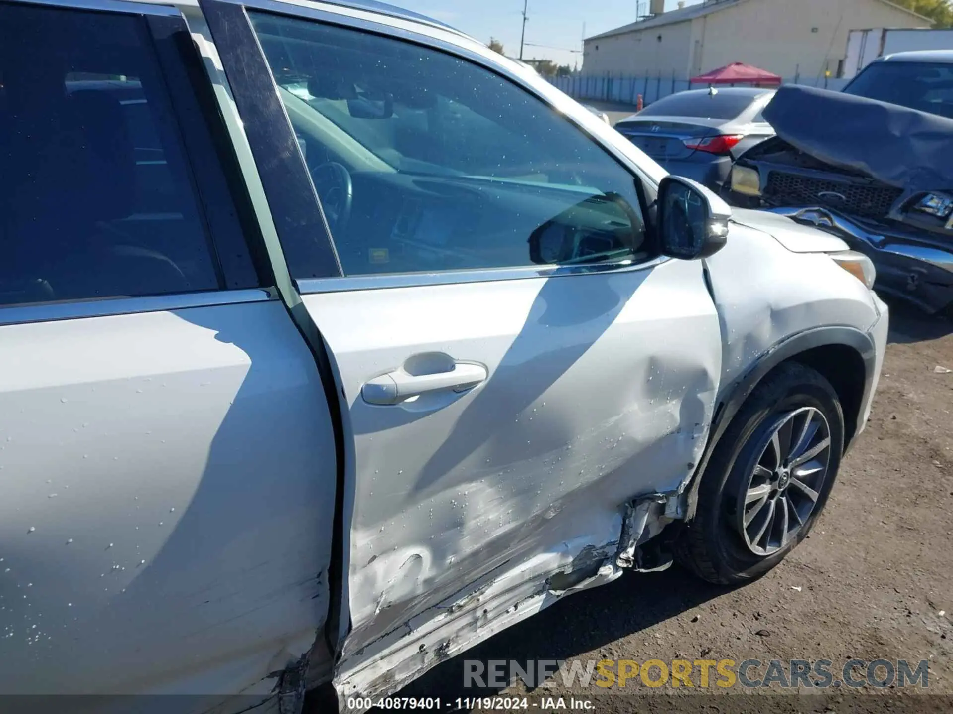 20 Photograph of a damaged car 5TDKZRFH3KS350125 TOYOTA HIGHLANDER 2019