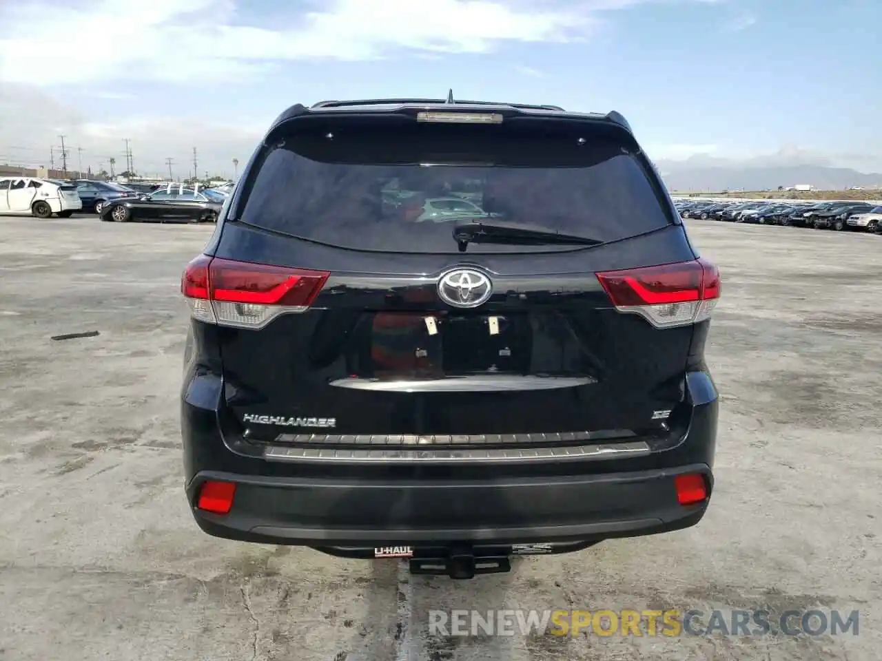 6 Photograph of a damaged car 5TDKZRFH3KS550602 TOYOTA HIGHLANDER 2019