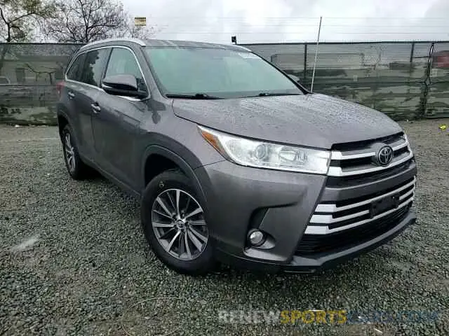12 Photograph of a damaged car 5TDKZRFH3KS557758 TOYOTA HIGHLANDER 2019