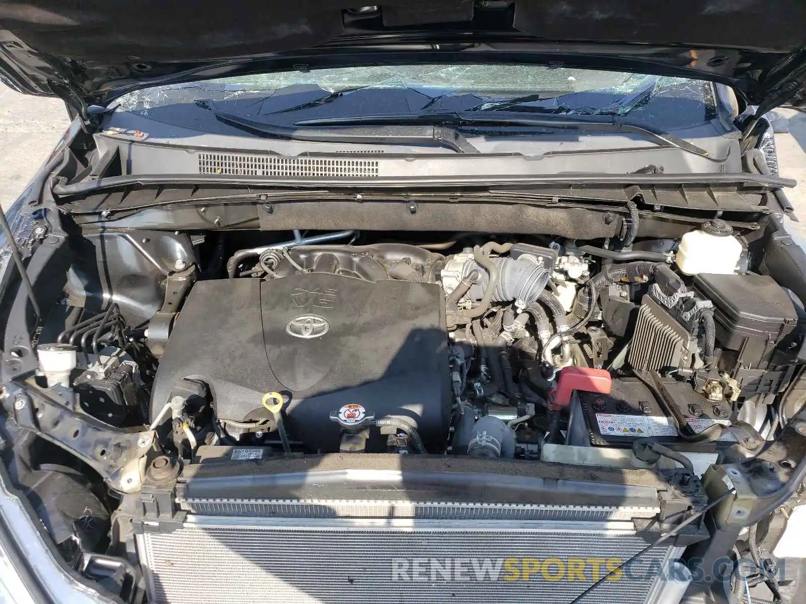 7 Photograph of a damaged car 5TDKZRFH5KS555400 TOYOTA HIGHLANDER 2019