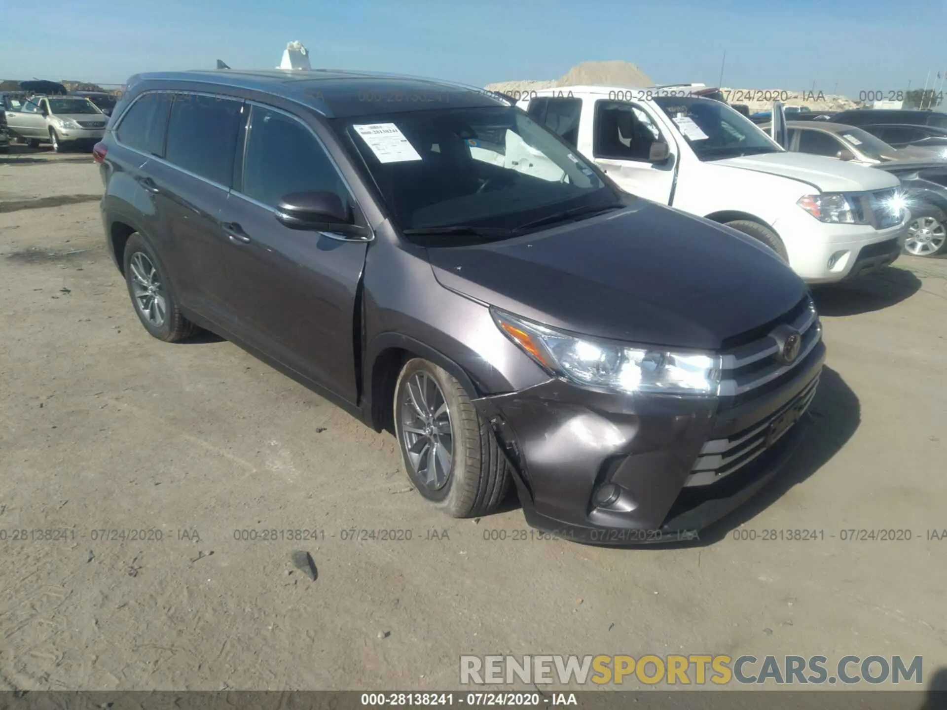 6 Photograph of a damaged car 5TDKZRFH5KS559060 TOYOTA HIGHLANDER 2019