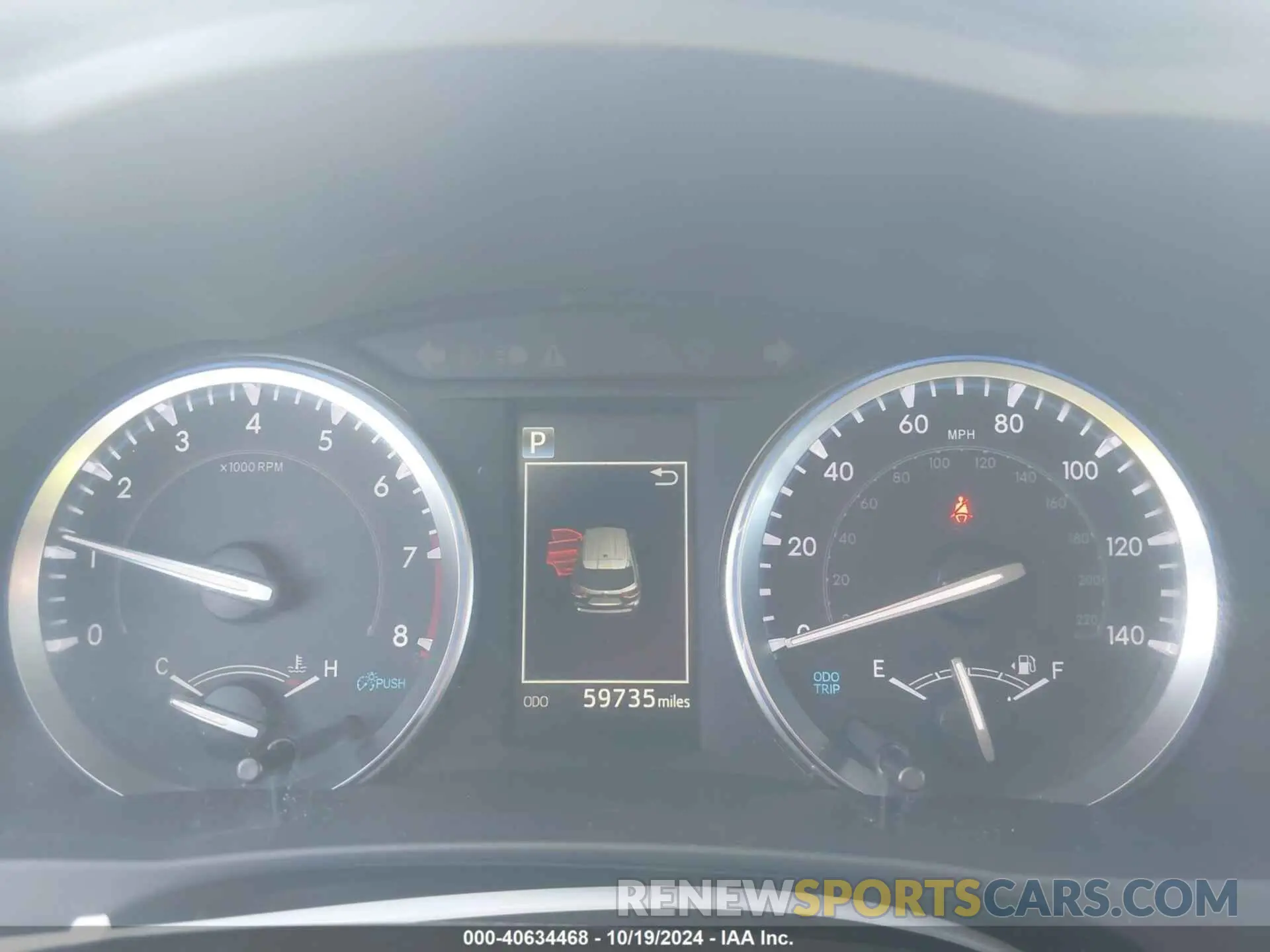 7 Photograph of a damaged car 5TDKZRFH5KS569698 TOYOTA HIGHLANDER 2019