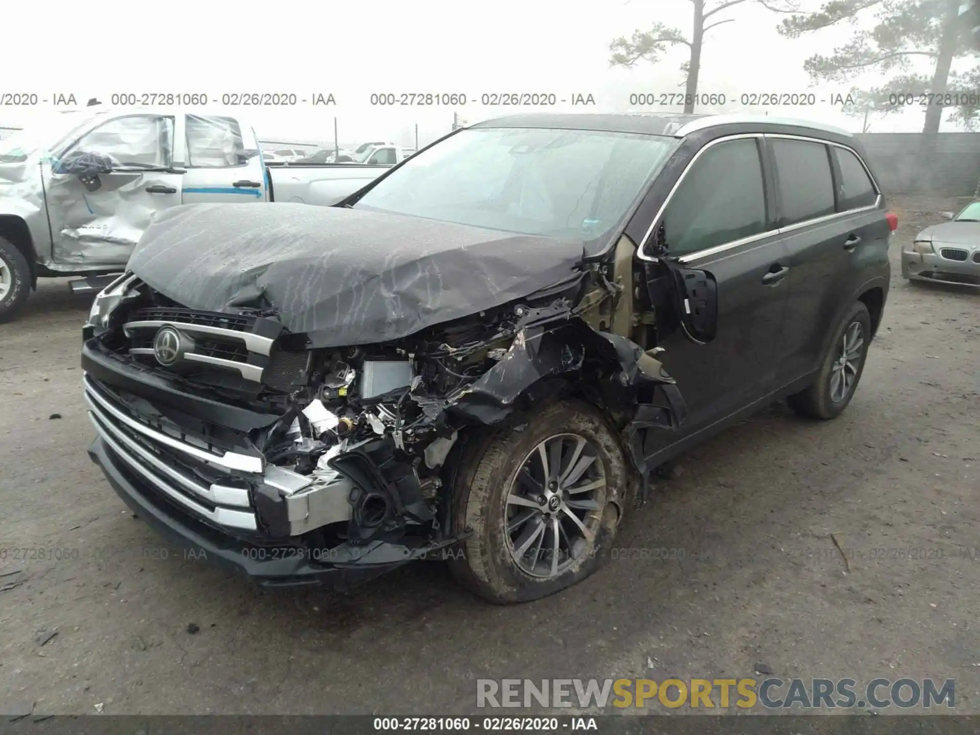 6 Photograph of a damaged car 5TDKZRFH7KS553678 TOYOTA HIGHLANDER 2019