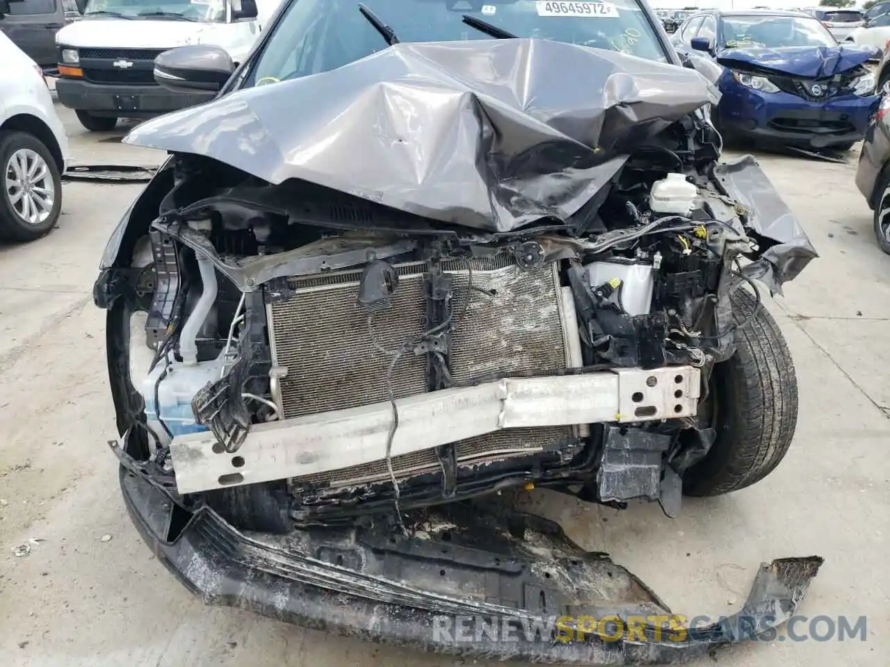 9 Photograph of a damaged car 5TDKZRFH7KS567614 TOYOTA HIGHLANDER 2019