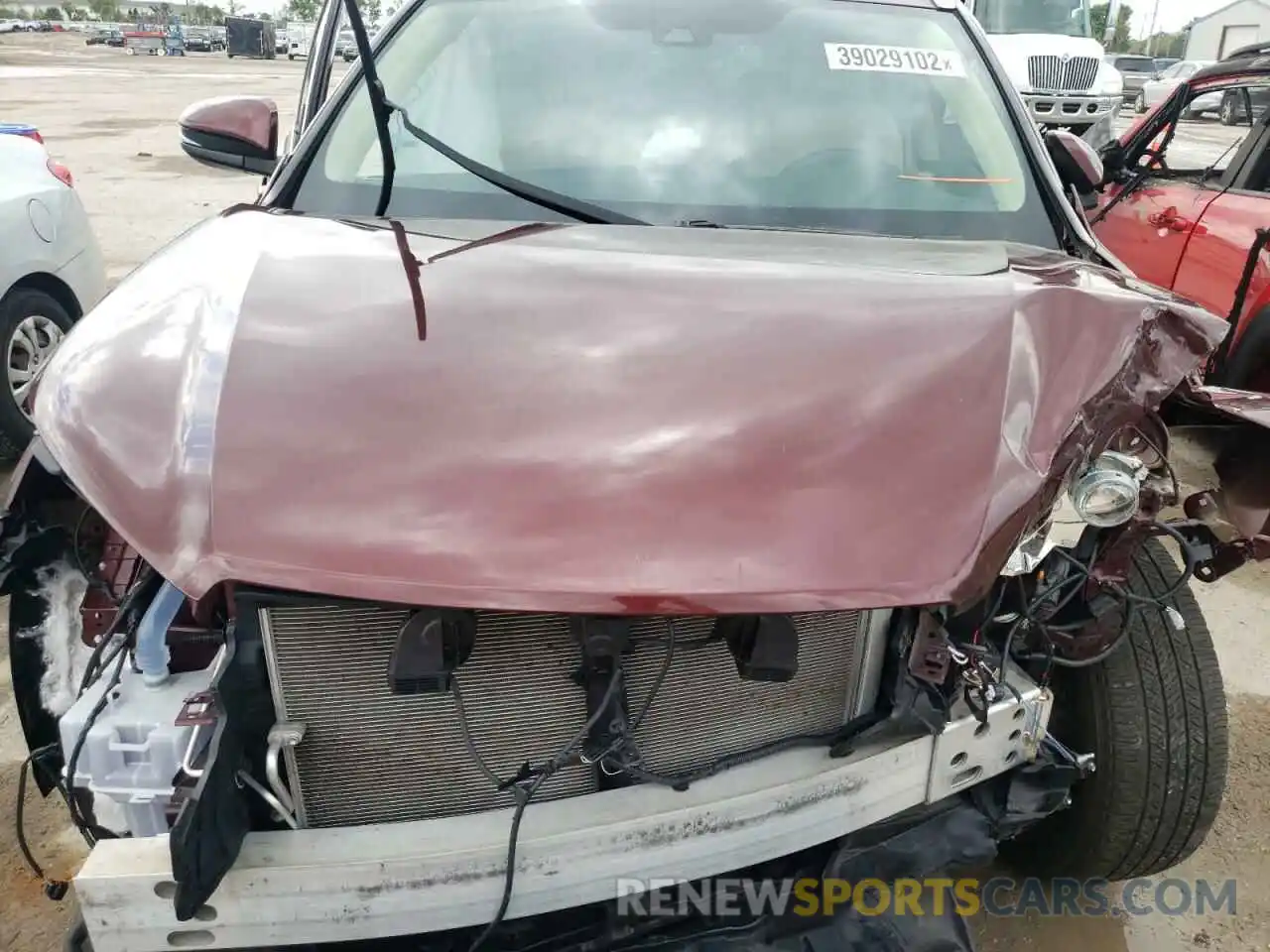 7 Photograph of a damaged car 5TDKZRFH8KS302488 TOYOTA HIGHLANDER 2019