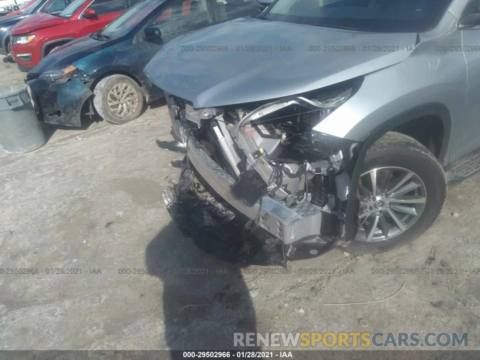 6 Photograph of a damaged car 5TDKZRFH8KS339993 TOYOTA HIGHLANDER 2019