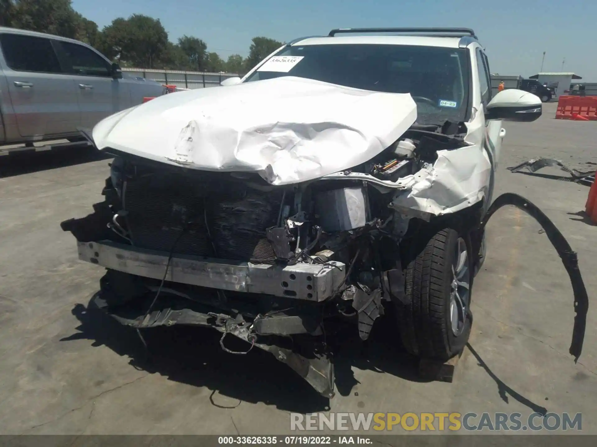 6 Photograph of a damaged car 5TDKZRFH8KS567265 TOYOTA HIGHLANDER 2019