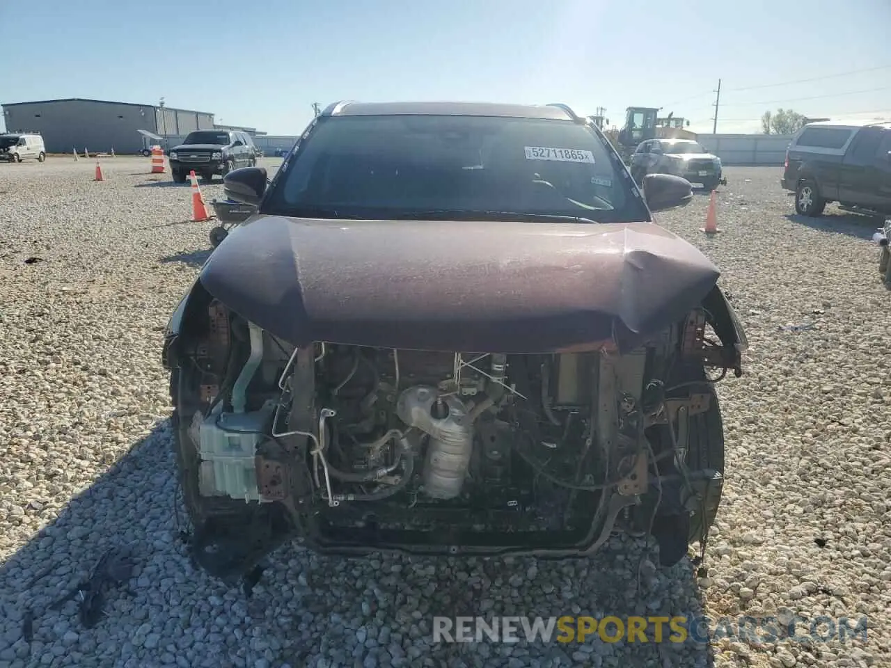5 Photograph of a damaged car 5TDKZRFH9KS336505 TOYOTA HIGHLANDER 2019