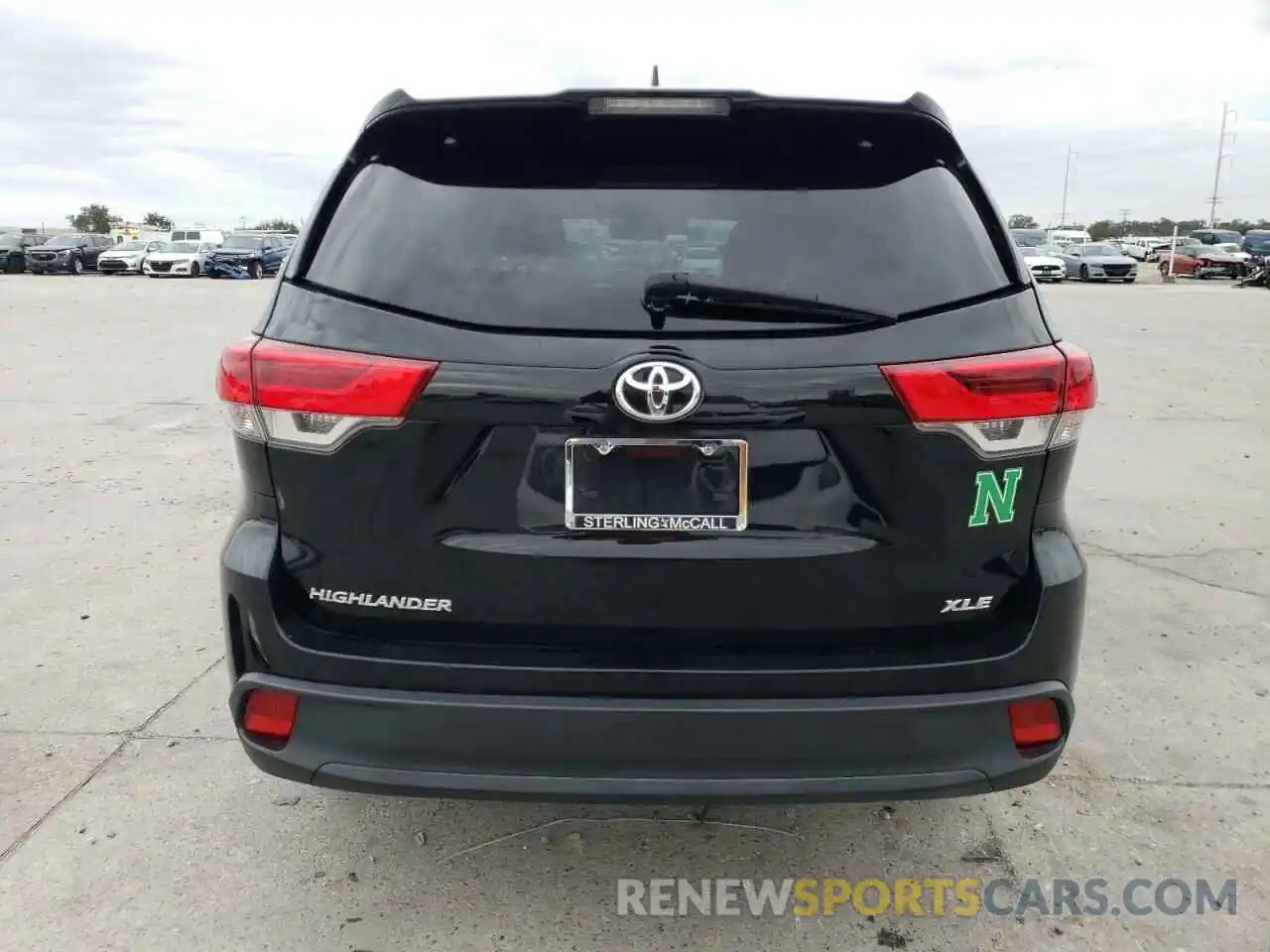 6 Photograph of a damaged car 5TDKZRFH9KS348136 TOYOTA HIGHLANDER 2019