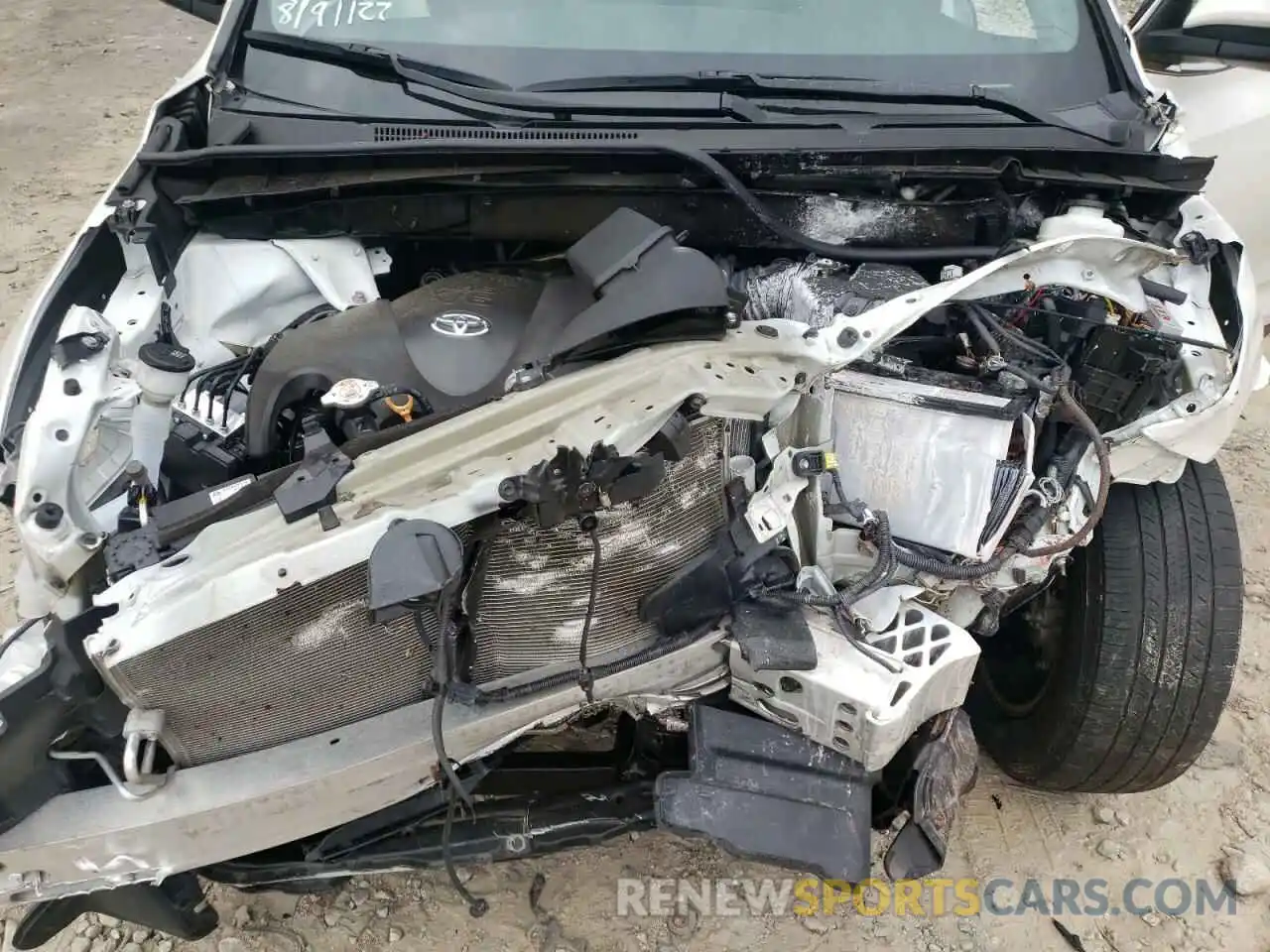 7 Photograph of a damaged car 5TDKZRFH9KS555304 TOYOTA HIGHLANDER 2019