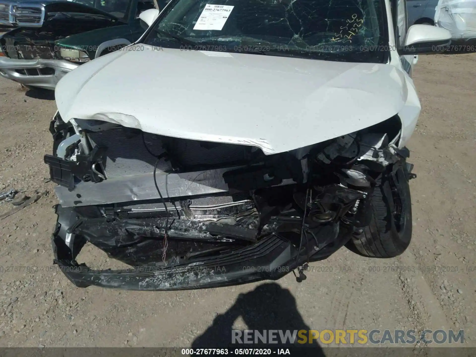 6 Photograph of a damaged car 5TDKZRFH9KS571325 TOYOTA HIGHLANDER 2019