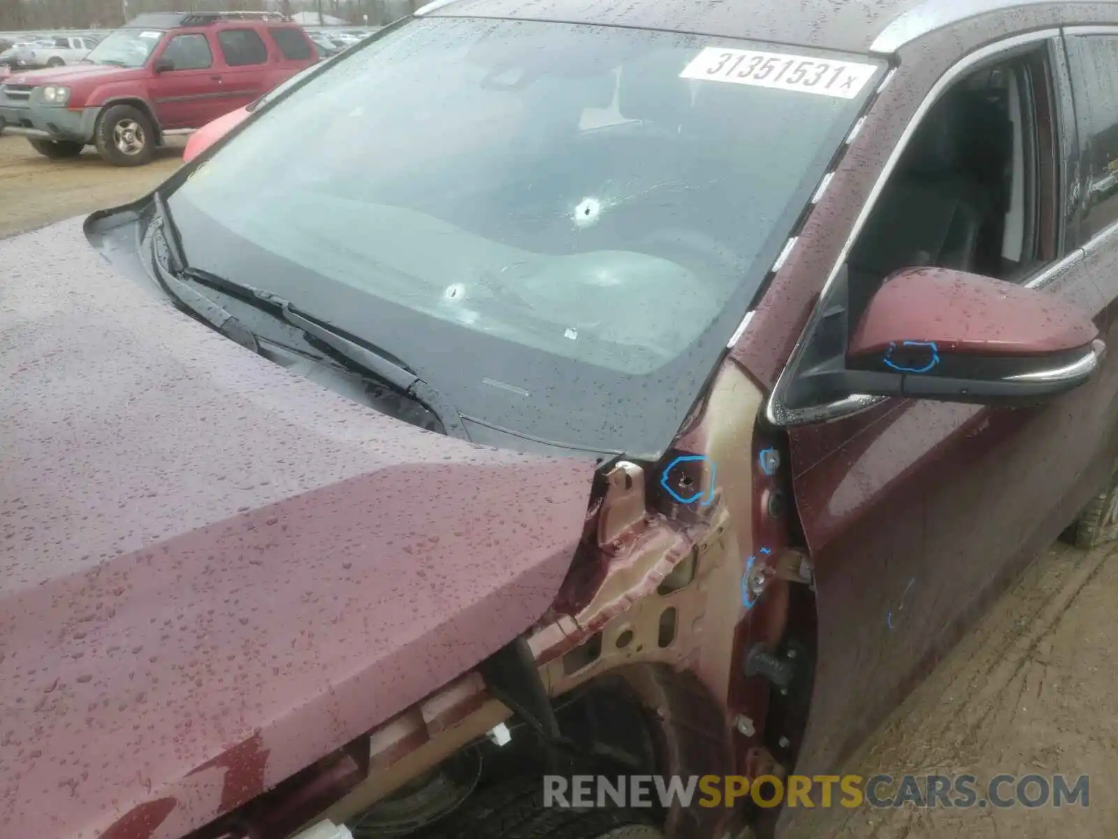 9 Photograph of a damaged car 5TDKZRFHXKS336254 TOYOTA HIGHLANDER 2019