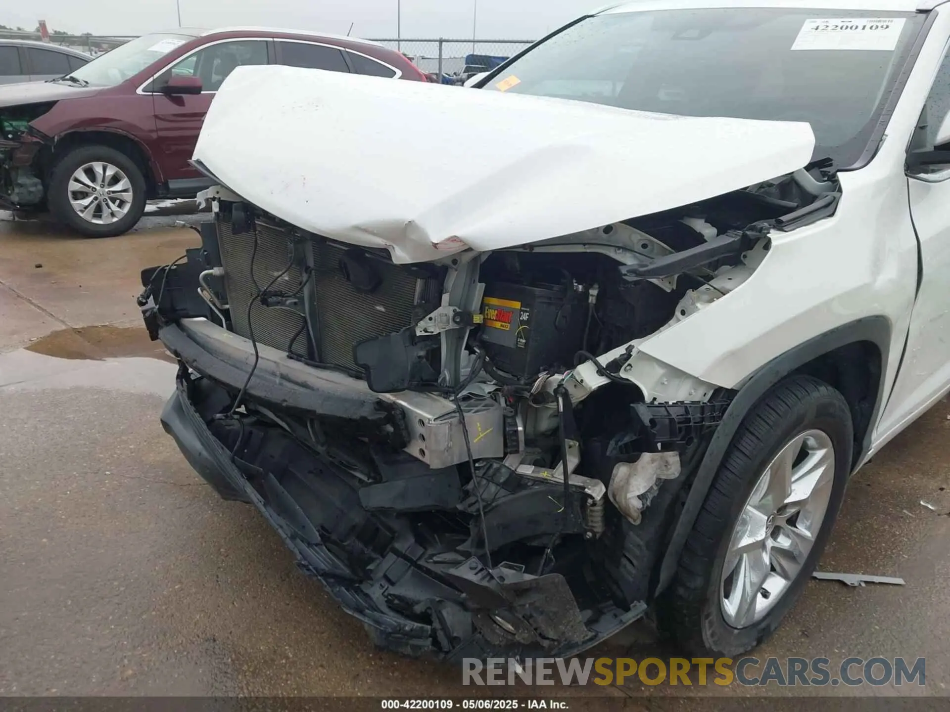 6 Photograph of a damaged car 5TDYZRFH1KS340705 TOYOTA HIGHLANDER 2019