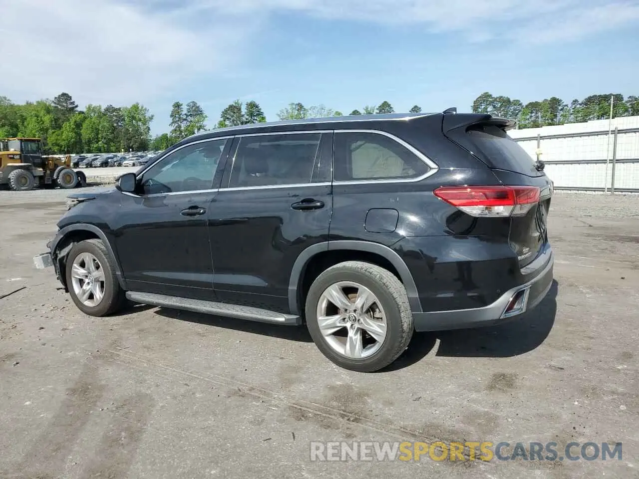 2 Photograph of a damaged car 5TDYZRFH4KS349107 TOYOTA HIGHLANDER 2019
