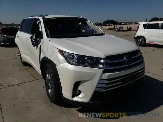 14 Photograph of a damaged car 5TDYZRFH5KS302975 TOYOTA HIGHLANDER 2019
