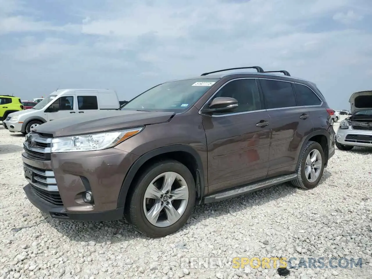1 Photograph of a damaged car 5TDYZRFH6KS298306 TOYOTA HIGHLANDER 2019