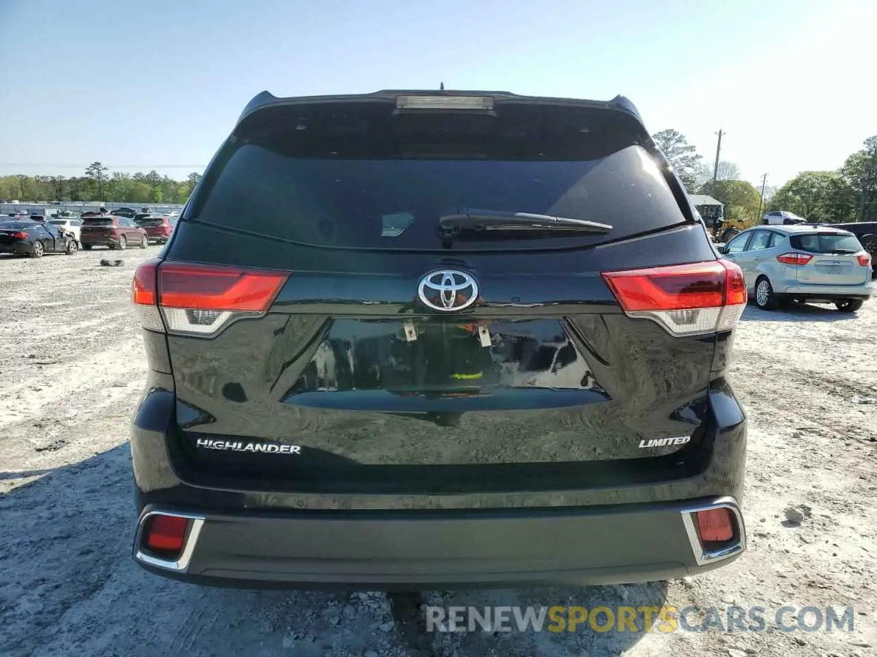 6 Photograph of a damaged car 5TDYZRFH8KS363172 TOYOTA HIGHLANDER 2019