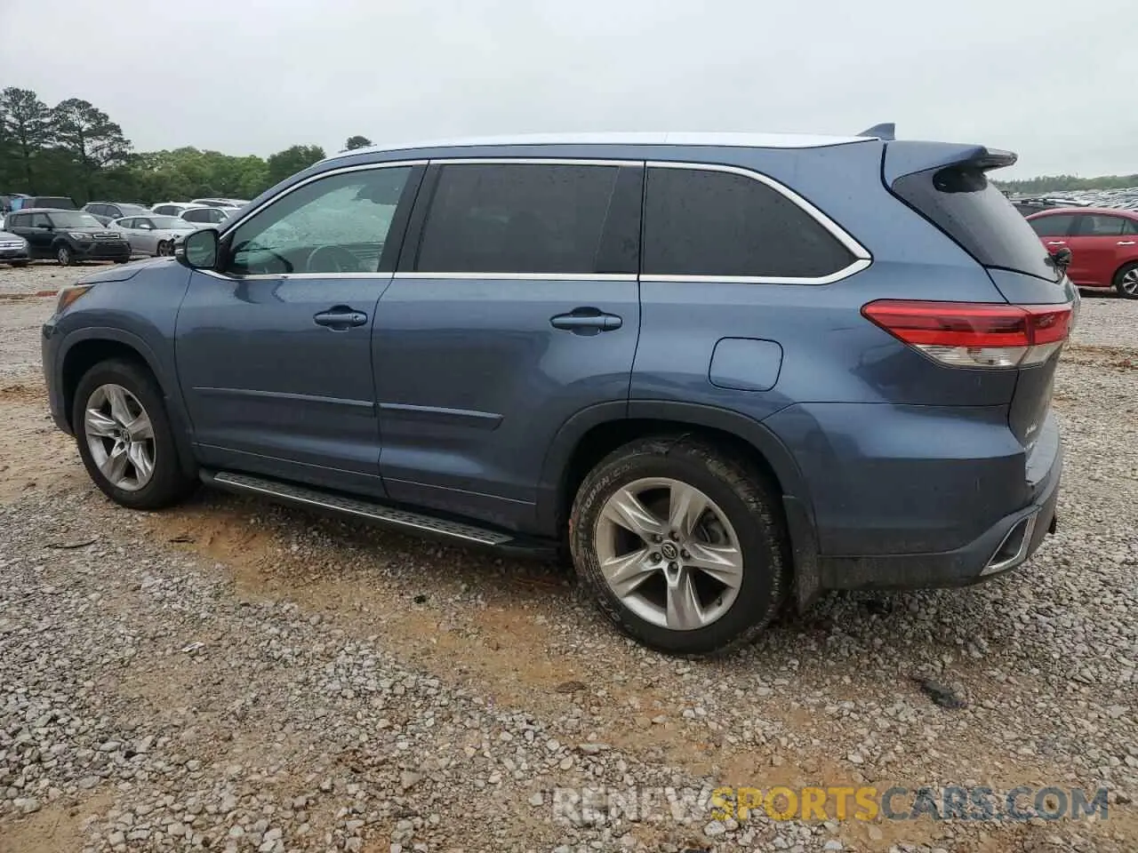 2 Photograph of a damaged car 5TDYZRFH8KS364953 TOYOTA HIGHLANDER 2019