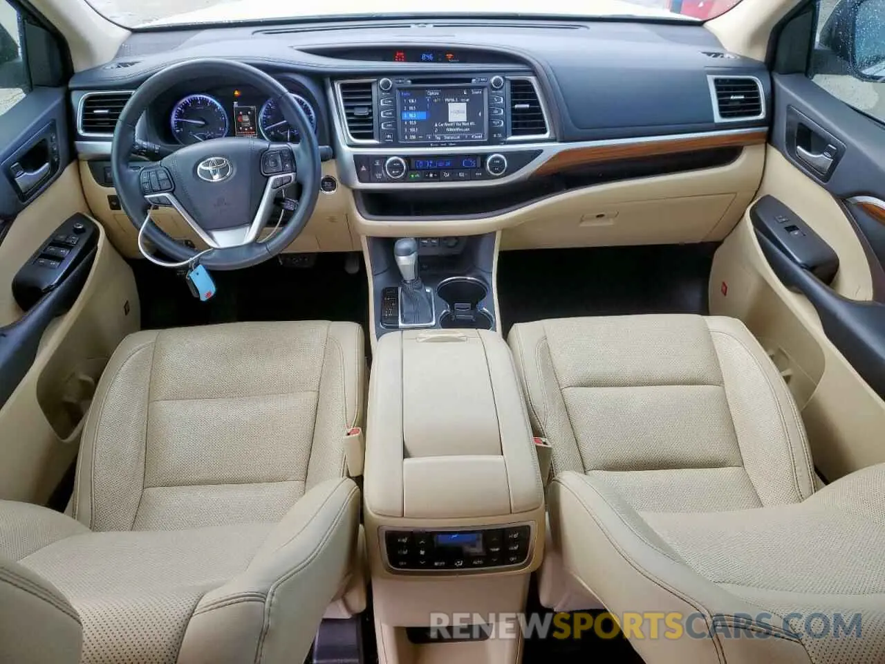 8 Photograph of a damaged car 5TDYZRFHXKS297255 TOYOTA HIGHLANDER 2019