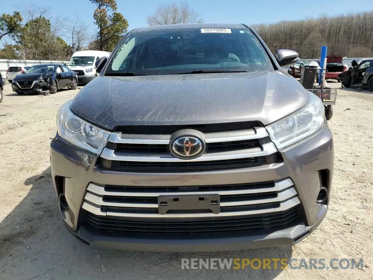 5 Photograph of a damaged car 5TDZARFH3KS049540 TOYOTA HIGHLANDER 2019