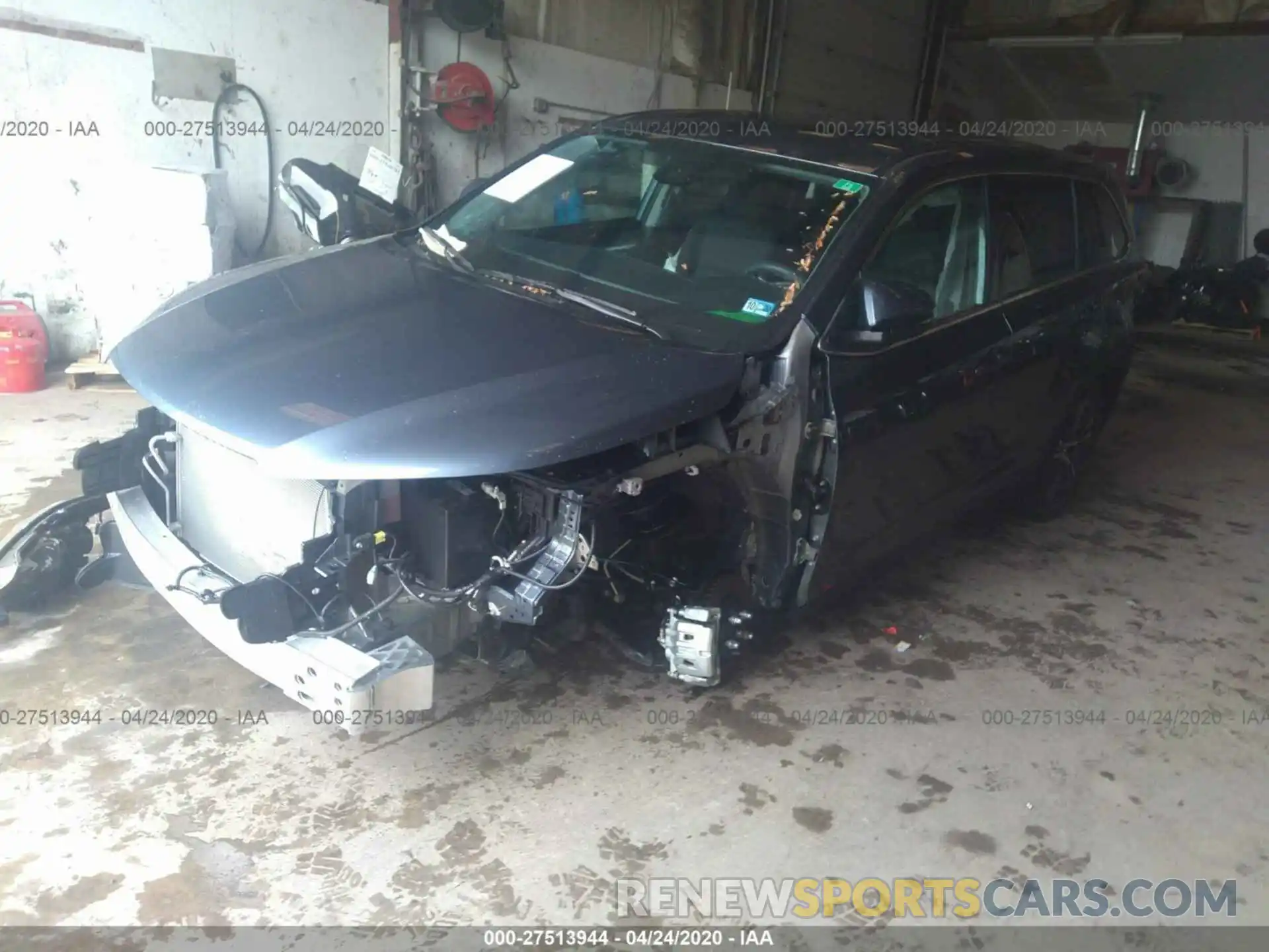 2 Photograph of a damaged car 5TDZARFH4KS056710 TOYOTA HIGHLANDER 2019