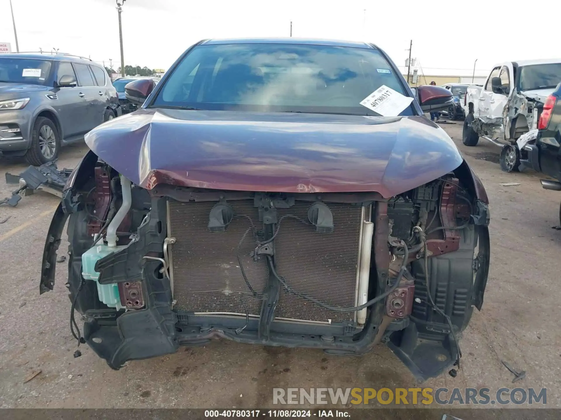 6 Photograph of a damaged car 5TDZARFH4KS056853 TOYOTA HIGHLANDER 2019