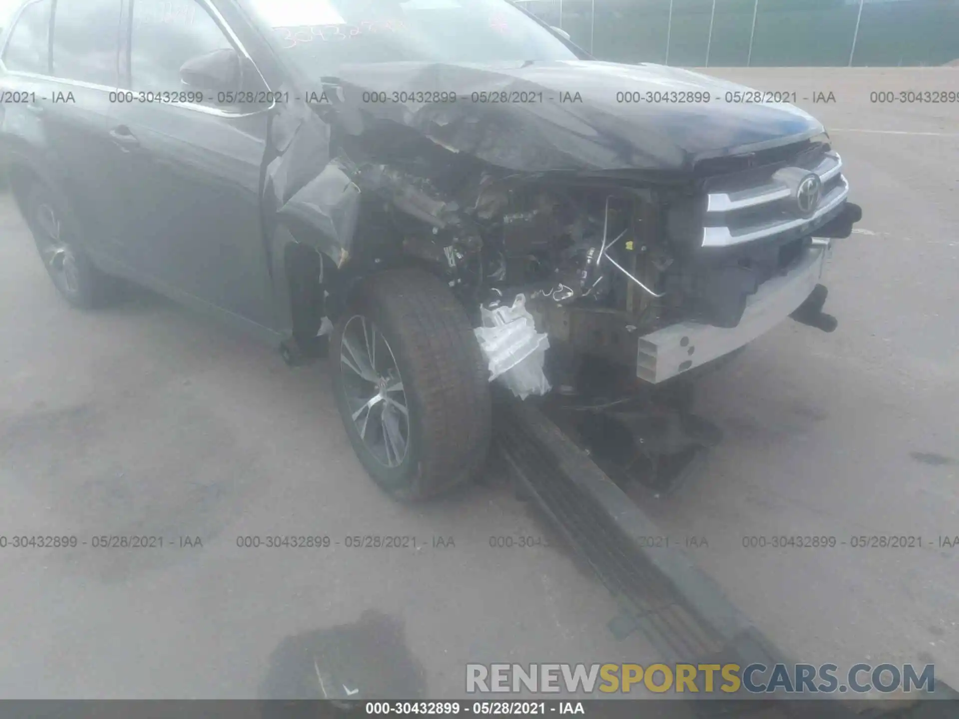 6 Photograph of a damaged car 5TDZARFH4KS059333 TOYOTA HIGHLANDER 2019