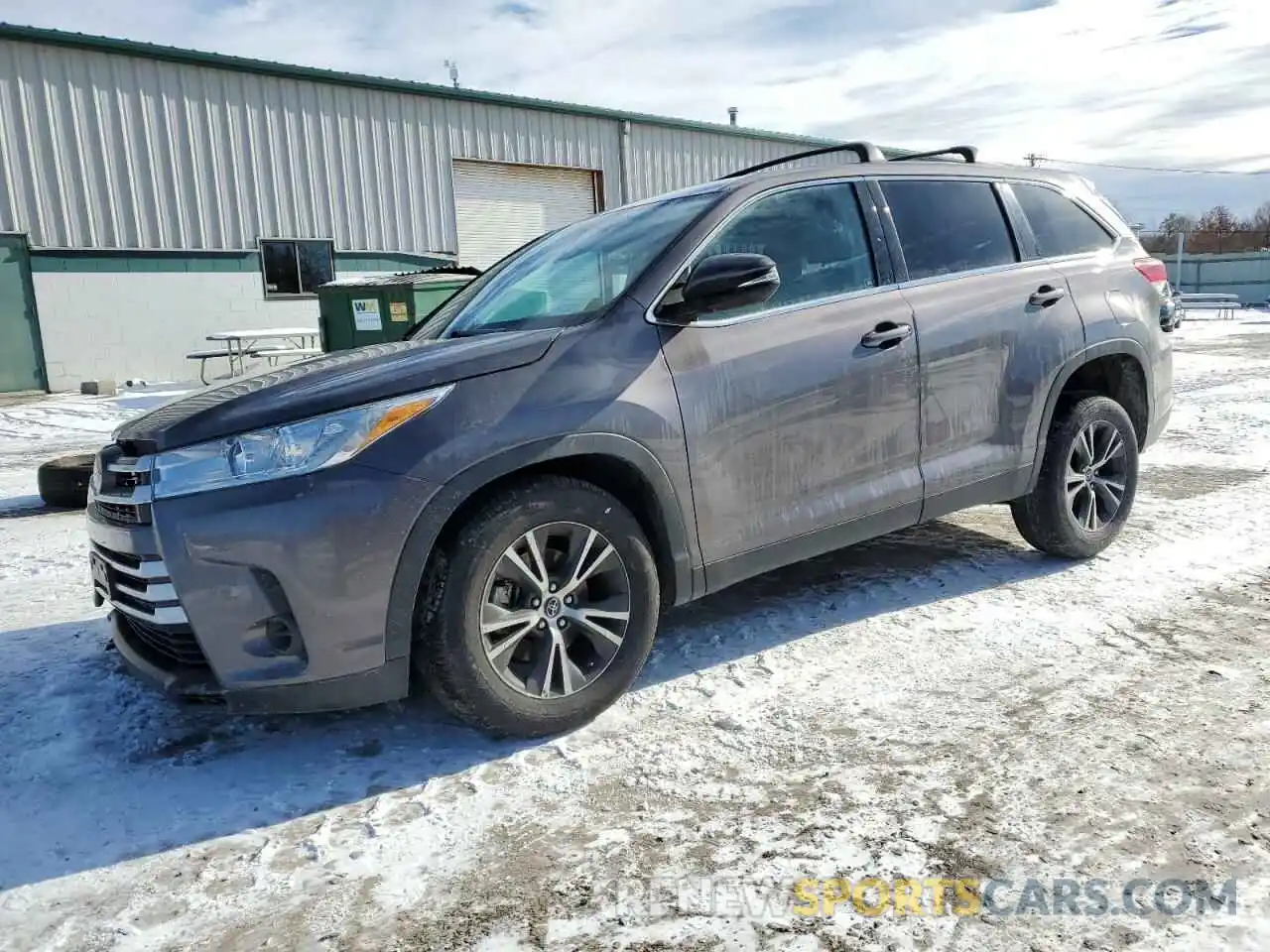 1 Photograph of a damaged car 5TDZARFH5KS046378 TOYOTA HIGHLANDER 2019