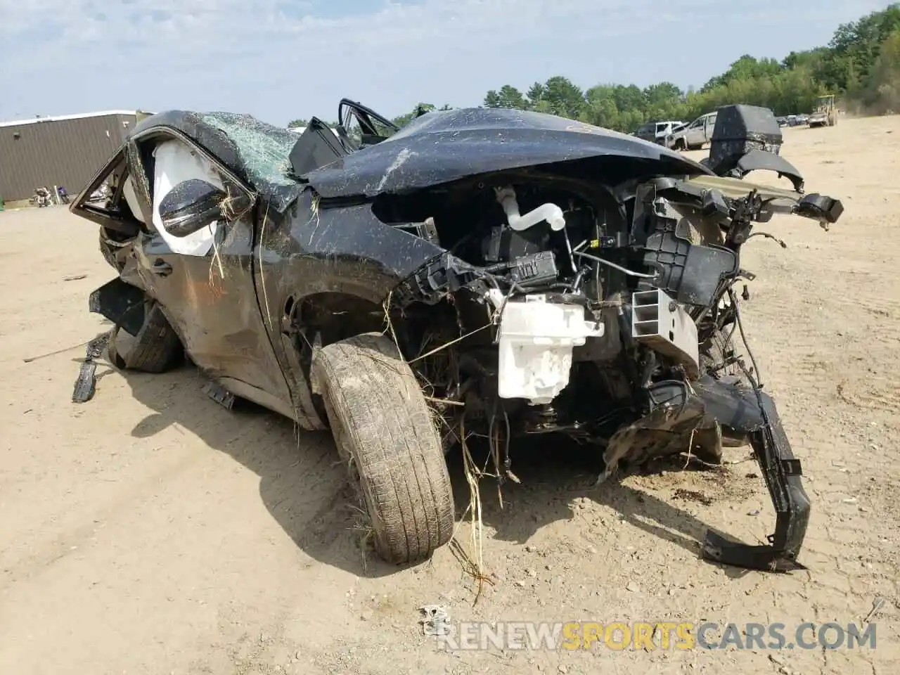 1 Photograph of a damaged car 5TDZARFH5KS052259 TOYOTA HIGHLANDER 2019