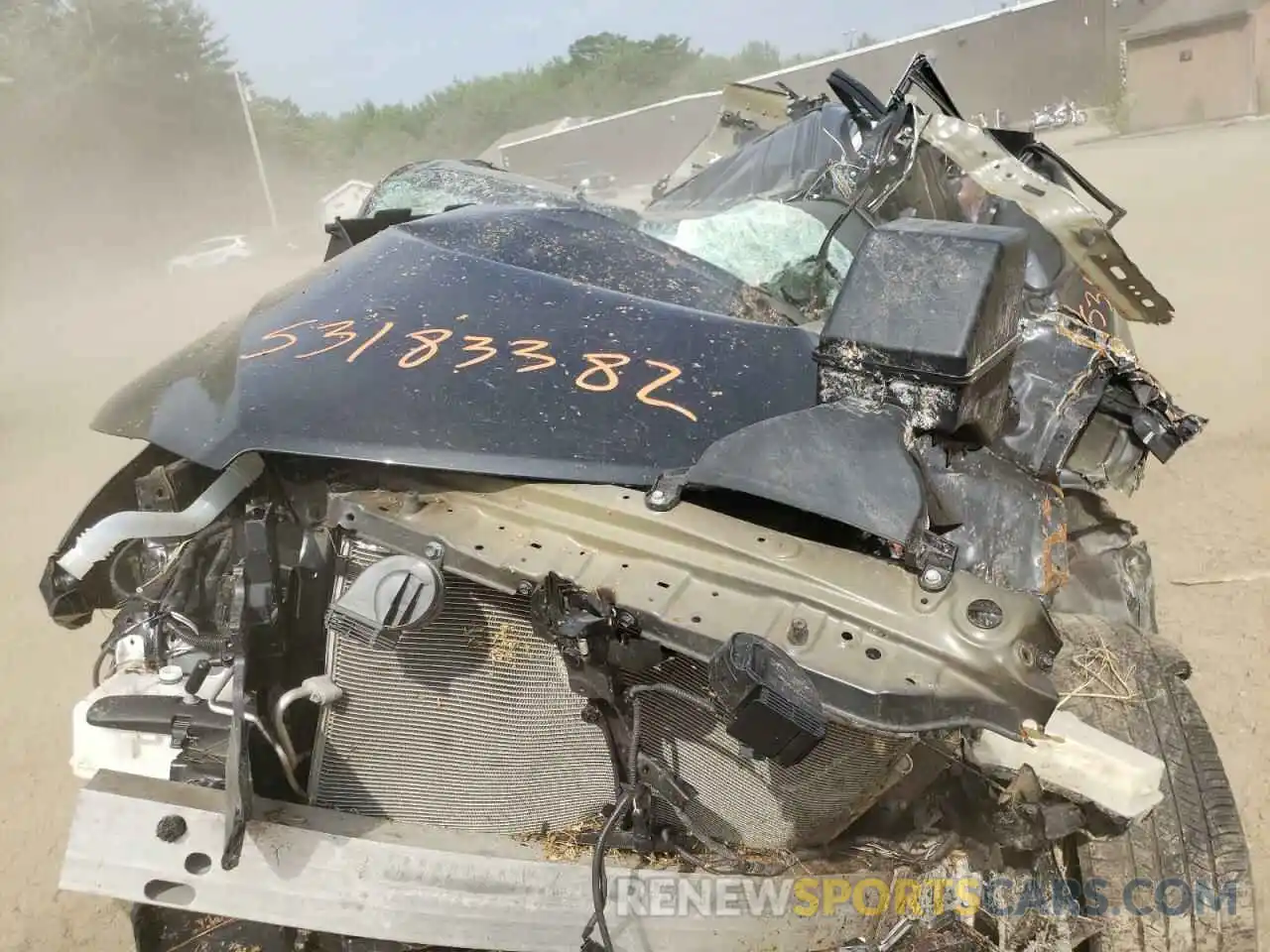 7 Photograph of a damaged car 5TDZARFH5KS052259 TOYOTA HIGHLANDER 2019