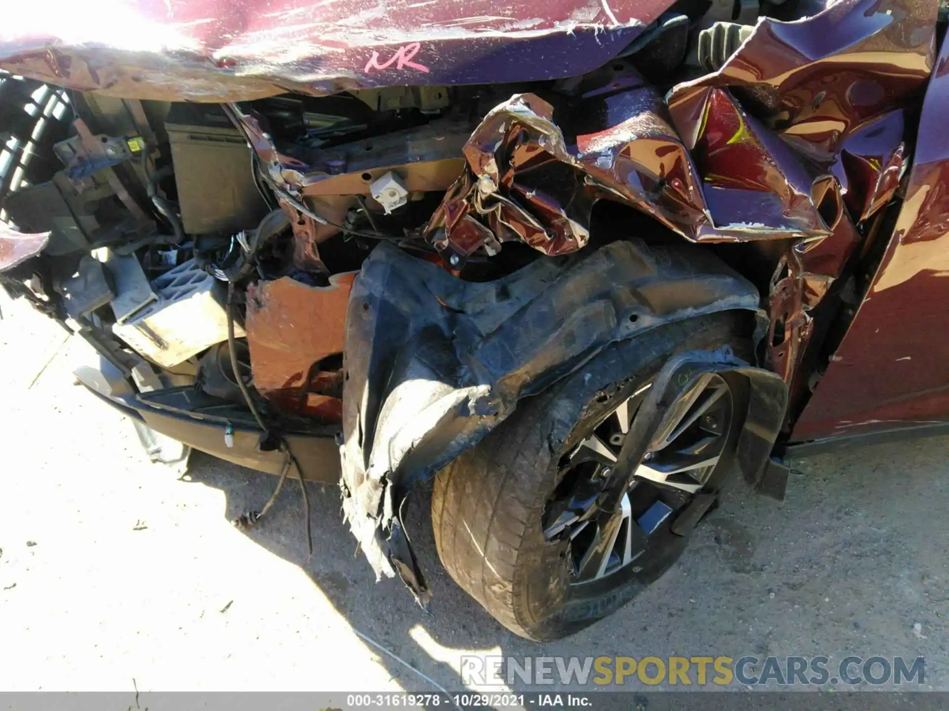 12 Photograph of a damaged car 5TDZARFH5KS053525 TOYOTA HIGHLANDER 2019