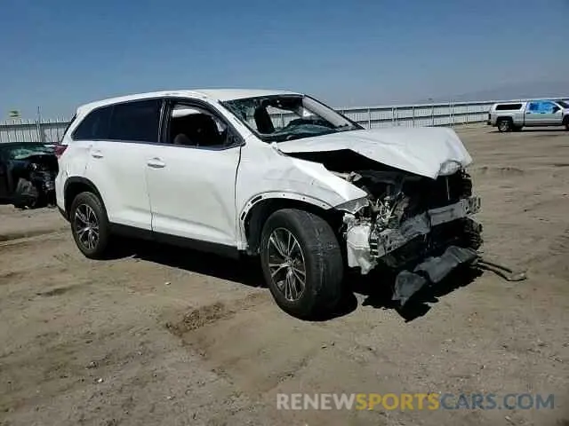 15 Photograph of a damaged car 5TDZARFH6KS042243 TOYOTA HIGHLANDER 2019