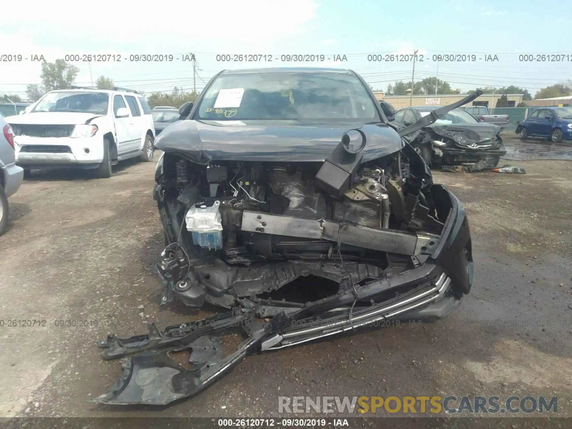 6 Photograph of a damaged car 5TDZARFH7KS042817 TOYOTA HIGHLANDER 2019