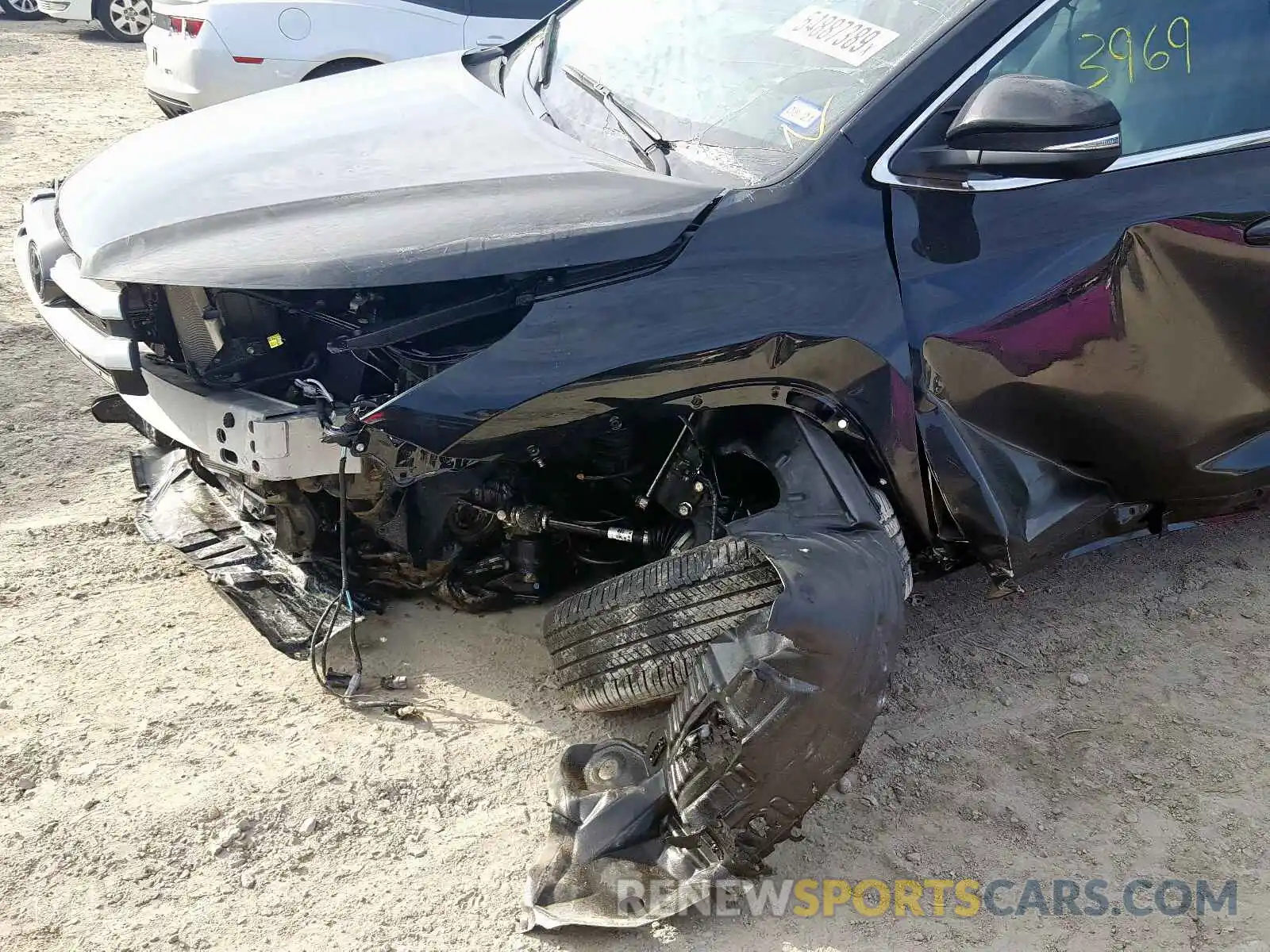 10 Photograph of a damaged car 5TDZARFH7KS054255 TOYOTA HIGHLANDER 2019