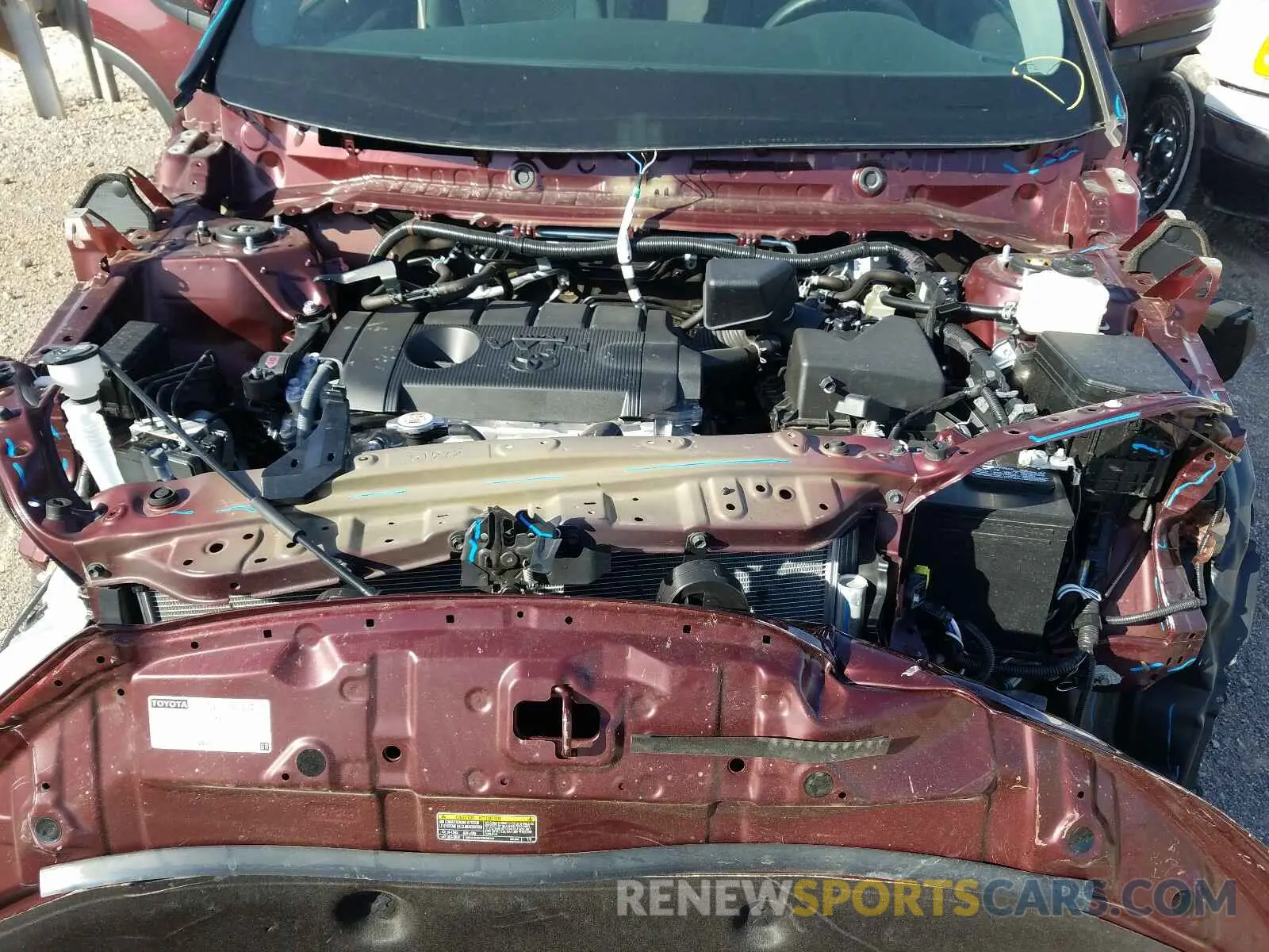 7 Photograph of a damaged car 5TDZARFH7KS057219 TOYOTA HIGHLANDER 2019