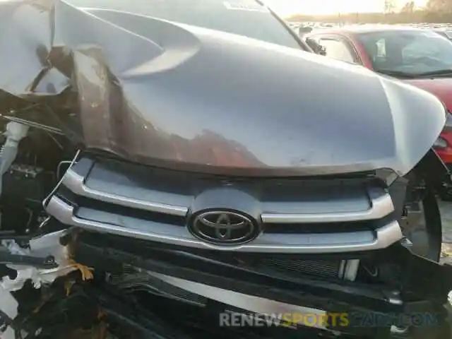 7 Photograph of a damaged car 5TDZARFH8KS060162 TOYOTA HIGHLANDER 2019