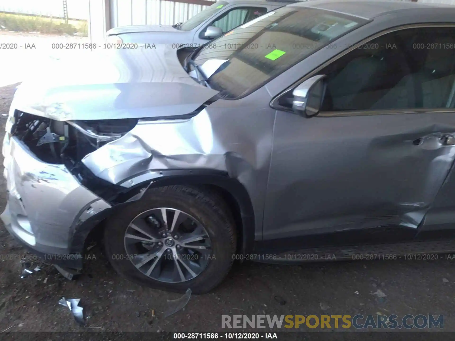 6 Photograph of a damaged car 5TDZARFH9KS043886 TOYOTA HIGHLANDER 2019