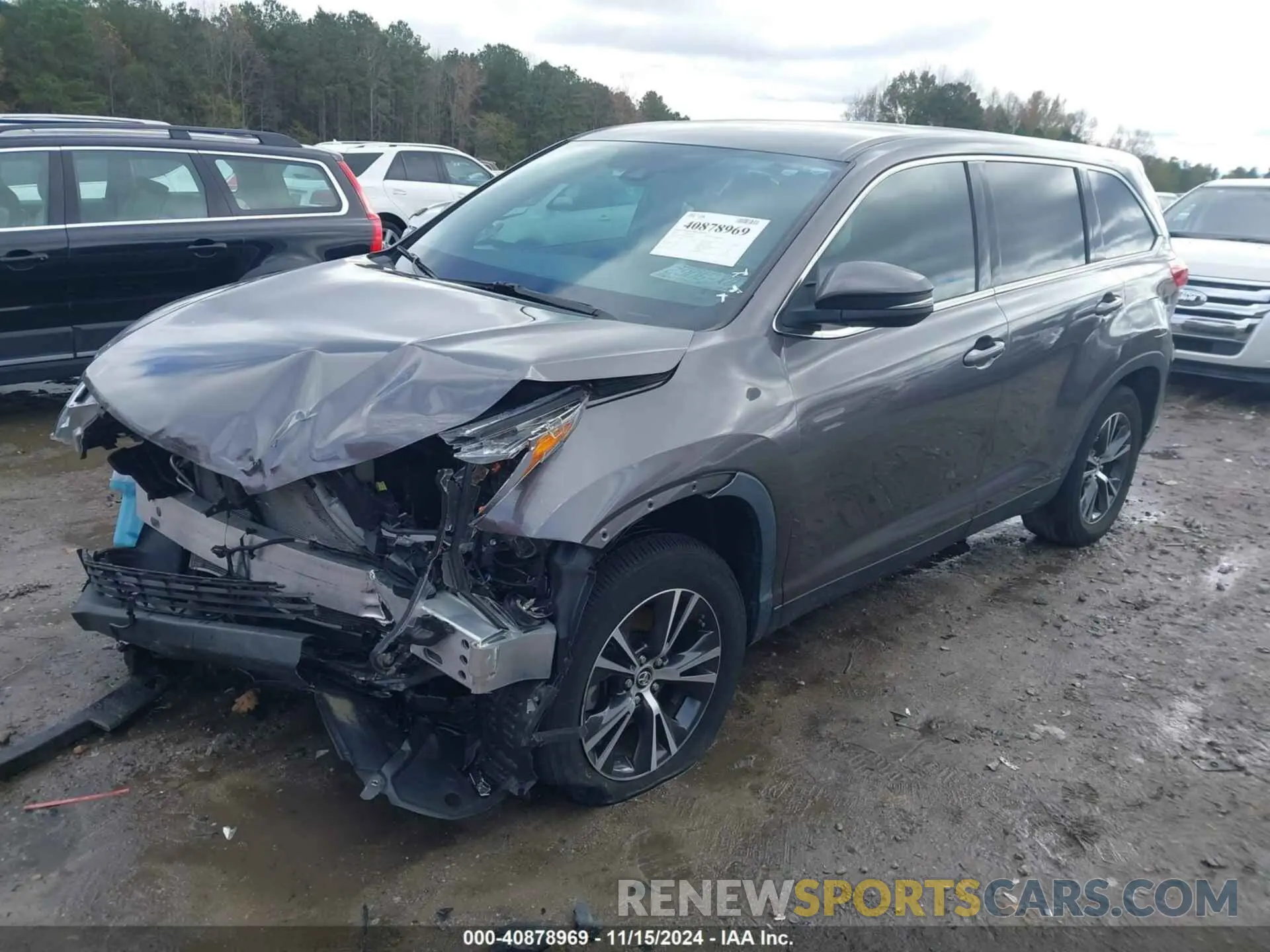 2 Photograph of a damaged car 5TDZARFHXKS056100 TOYOTA HIGHLANDER 2019